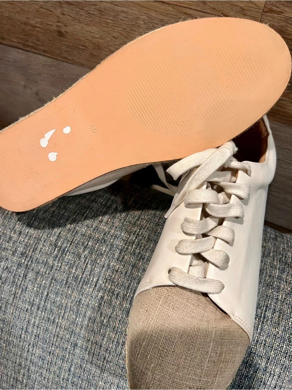 Matt & Nat Maia vegan leather espadrille sneakers size 9